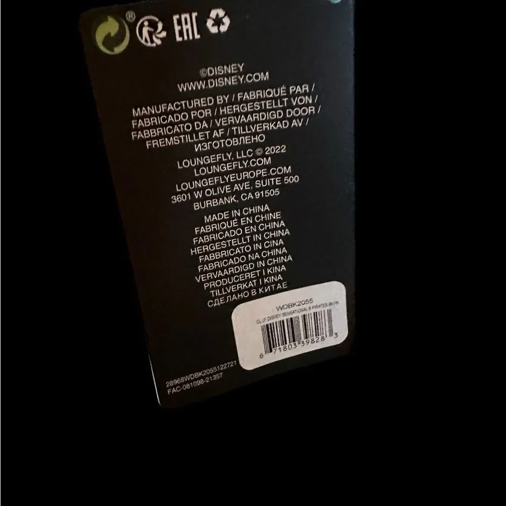 BNWT Loungefly Pirate Mickey And Friends AOP Mini Backpack - Picture 5 of 14